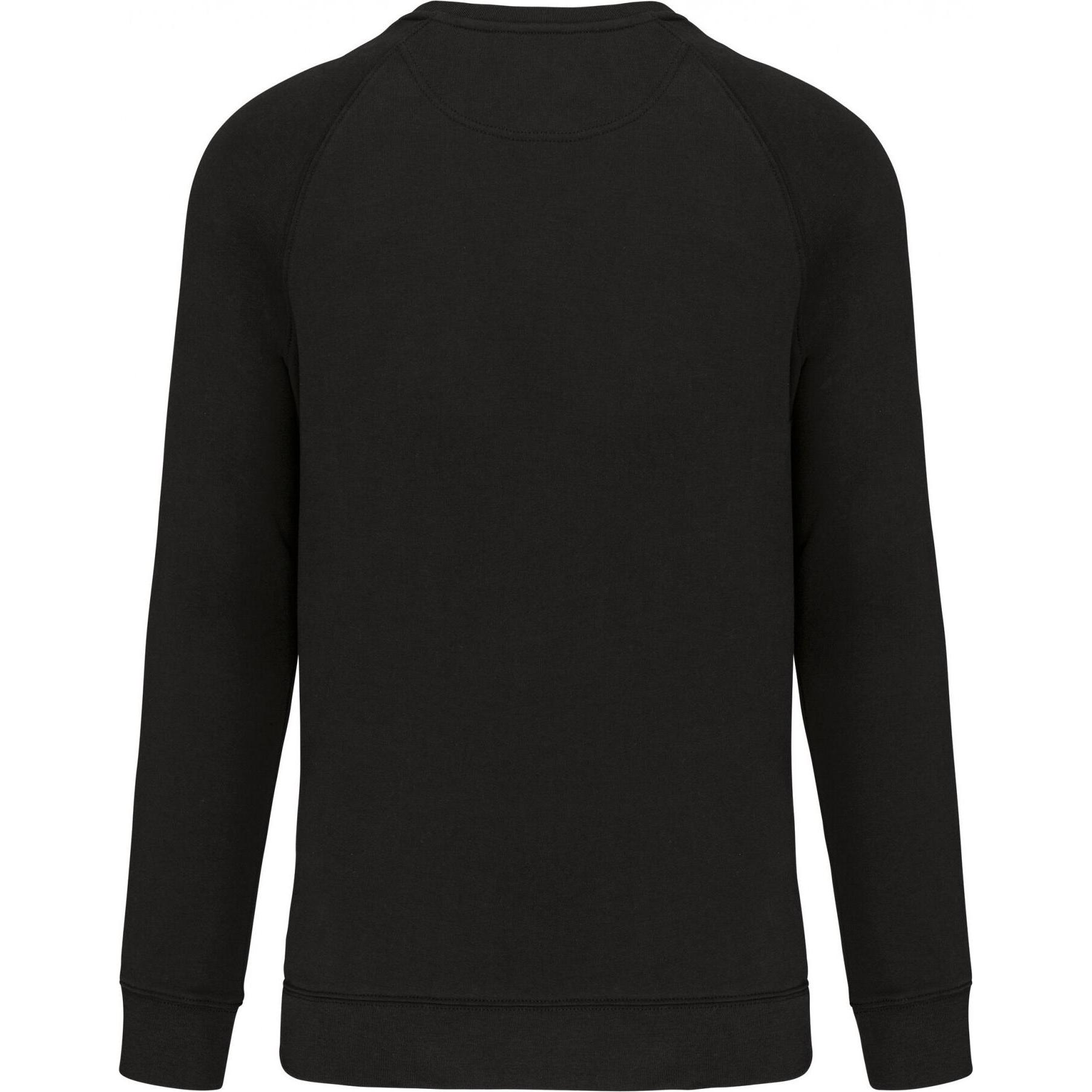Kariban, Herren, Pullover, Sweatshirt Rundhalsausschnitt, Schwarz, (L)