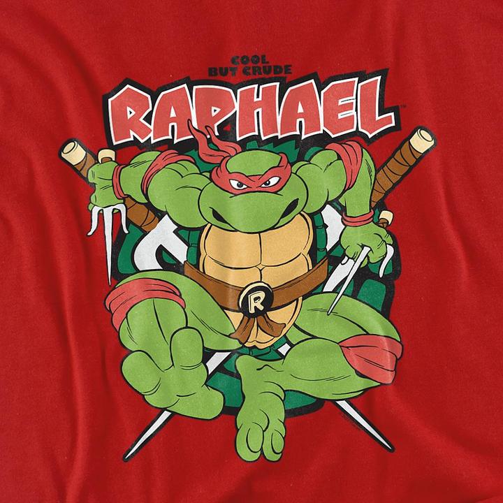 Image du produit Teenage Mutant NT - T-shirt motif Raphaël COOL BUT CRUDE - Adulte (4XL)