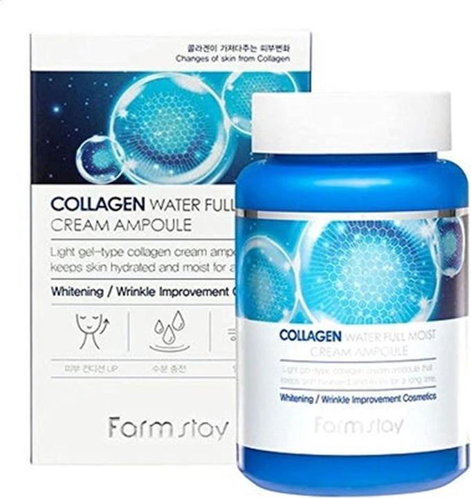 Farm Stay FARMSTAY Collagen Water Full Moist Cream Ampulle Anti Age Cream (250 ml, Tagescreme)