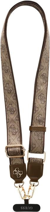 Actual product image iLike Guess Crossbody Strap PU 4G Metal Logo - brown