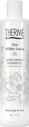 Actual product image Therme Zen White Lotus Moisturising Shower Oil - 250 Ml (250 ml)