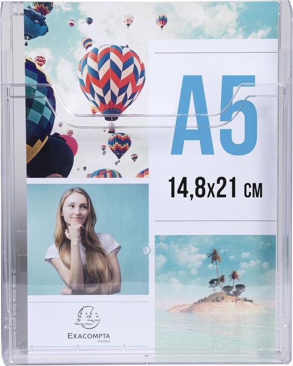 Image du produit Exacompta Porte-brochures mural (A5)
