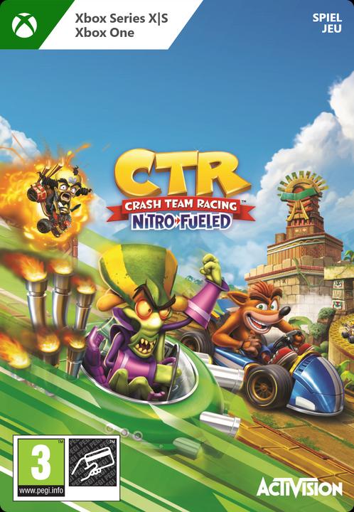 Actual product image Microsoft Xbox Crash Team Racing Nitro-Fueled: Nitros Oxide Edition Download Code (Xbox Series X, Xbox One X, Xbox One S, Xbox Series S)