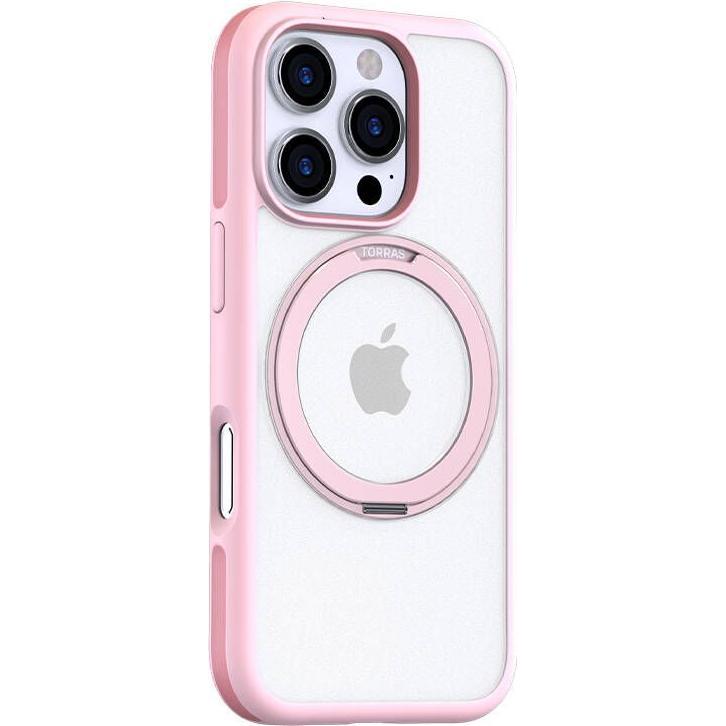 Torras Ostand R Fusion (Apple iPhone 16 Pro Max), Smartphone Hülle, Pink