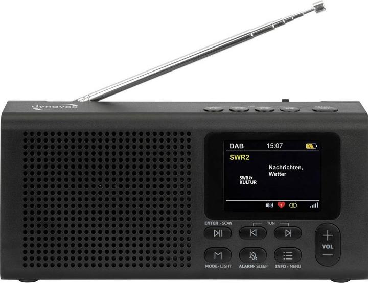 Dynavox World receiver DAB+, FM Bluetooth®, DAB+ Black (FM, DAB+, Bluetooth)