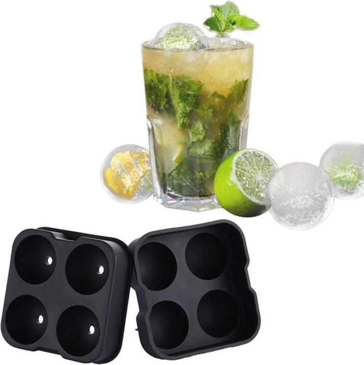 Actual product image König Design XXL ice ball mould silicone ice cube mould ice balls whiskey ice balls bar