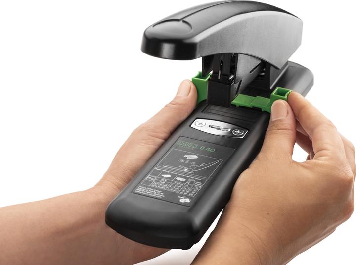 Image du produit Novus Blockheftgerät B40 re+new schwarz bis 100 Blatt (100 feuilles)