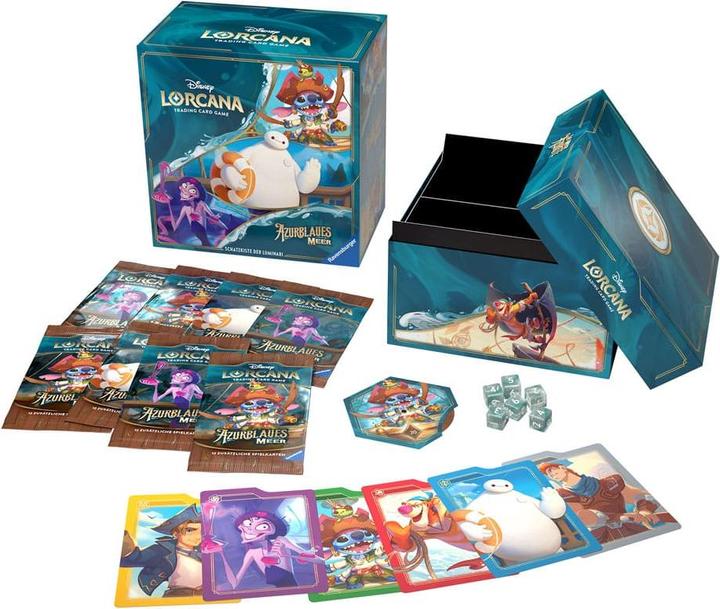 Produktbild Disney Lorcana: Azurblaues Meer - Schatzkiste der Luminari -D- (Deutsch, Box Set & Collection)