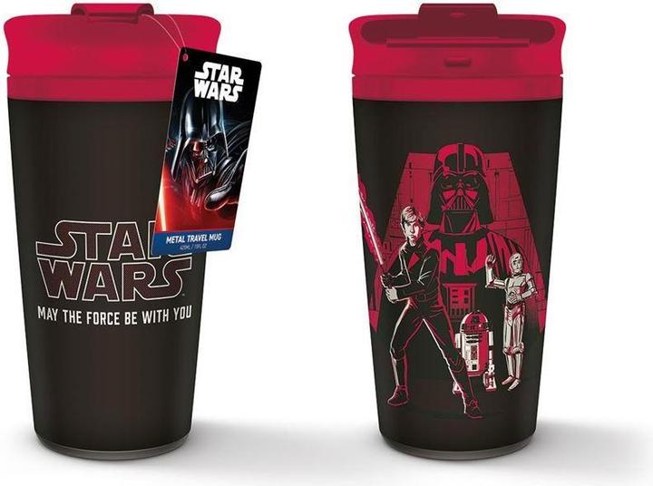 Actual product image Star Wars May The Force Be With You Metal Travel Mug (0.45 l)