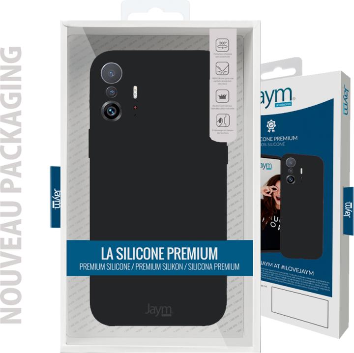 Image du produit Jaym Housse en silicone premium, Série noire (Xiaomi Redmi Note 11S, Ulefone Note 11P)