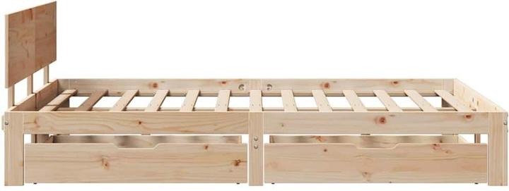 Produktbild vidaXL Bett mit Schubladen (140 x 200 cm)