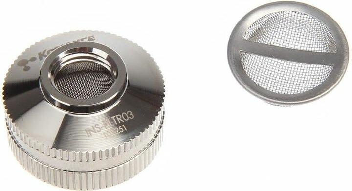 Actual product image Koolance INS-FLTR03 Inline Coolant Filter