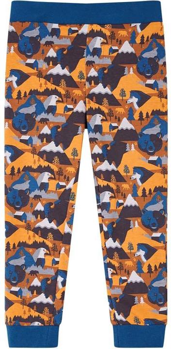 Produktbild vidaXL Kinderpyjama mit Langen Ärmeln Cognac 104,Material: 100 (104)