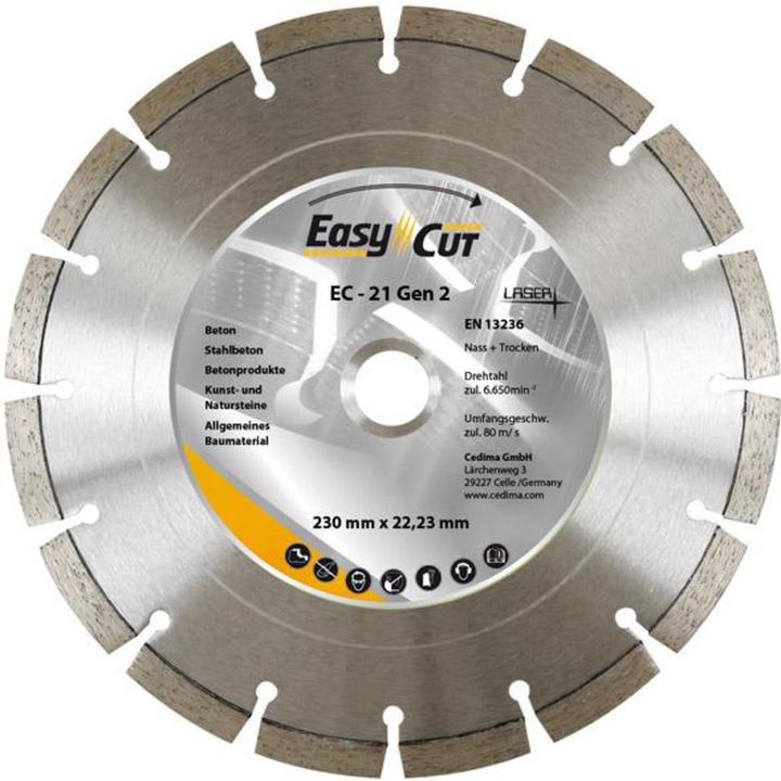 Cedima DIAMOND CUTTING DISC S 125X2.1X22 EC-21