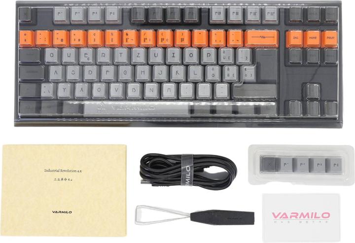 Produktbild Varmilo Cliff Bot Lie VCS88 (Schweiz, Kabelgebunden, Kabellos)