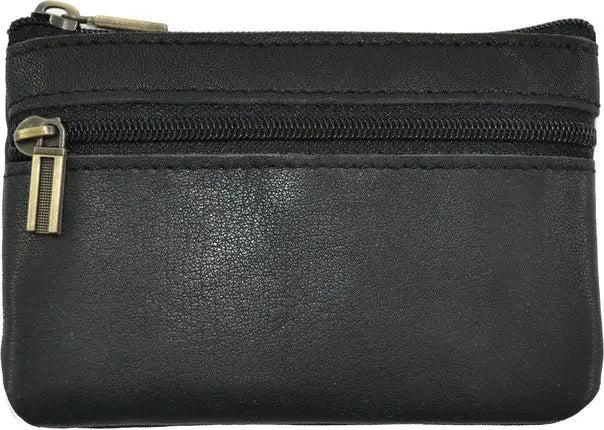 Produktbild Only-Bags.Store Vintage Crazy Horse Leder Münze Geldbörse Echtes Leder Reissverschluss Münze Brieftasche Retro Key