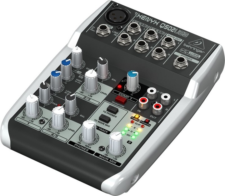 Image du produit Behringer Xenyx Q502usb (Studio et mixeur live)
