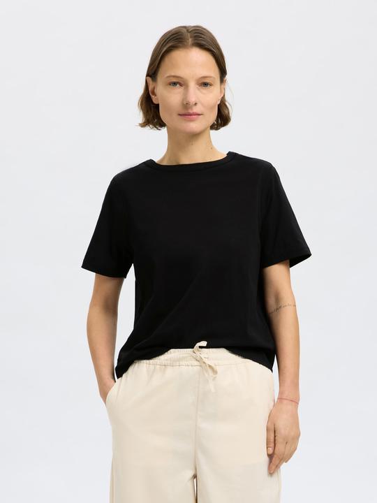 Actual product image Selected 100% Baumwoll T-Shirt mit Rundhalsausschnitt (XS)