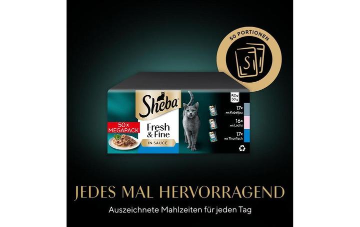 Produktbild Sheba Fresh & Fine (Adult, 50 Stk., 2500 g)