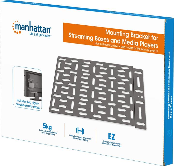 Immagine prodotto Manhattan Staffa per scatole di streaming e lettori multimediali (Muro, 5 kg)