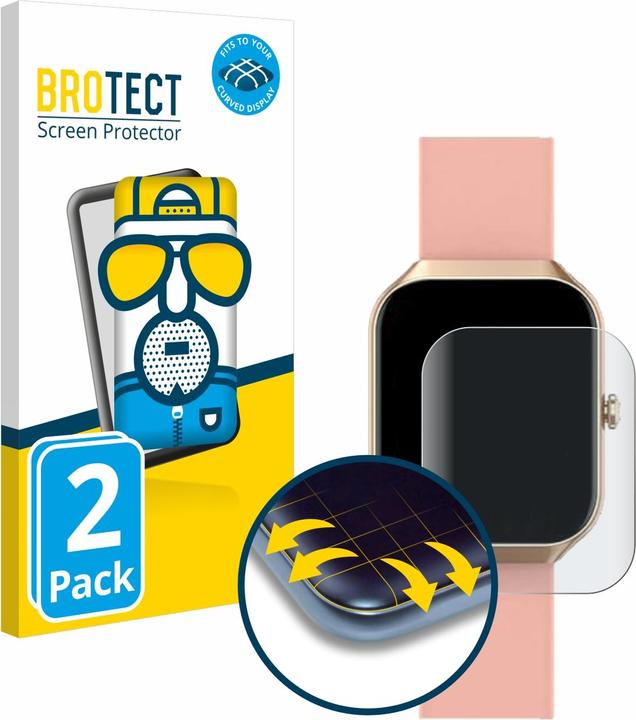 Produktbild BROTECT Fullscreen Schutzfolie Displayschutz Folie Matt Entspiegelungsfolie