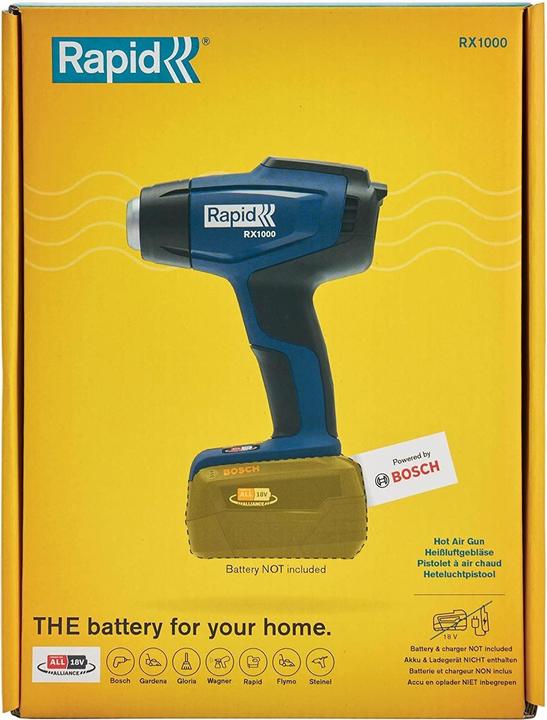 Immagine prodotto Rapid Pistola ad aria calda a batteria RX1000 18V