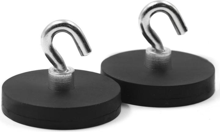 Actual product image Supermagnete Magnet system rubber-coated with hook (1x)