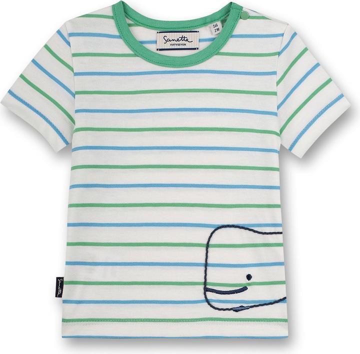 Immagine prodotto Sanetta Maglietta per bambini a righe Piccola balena (56)
