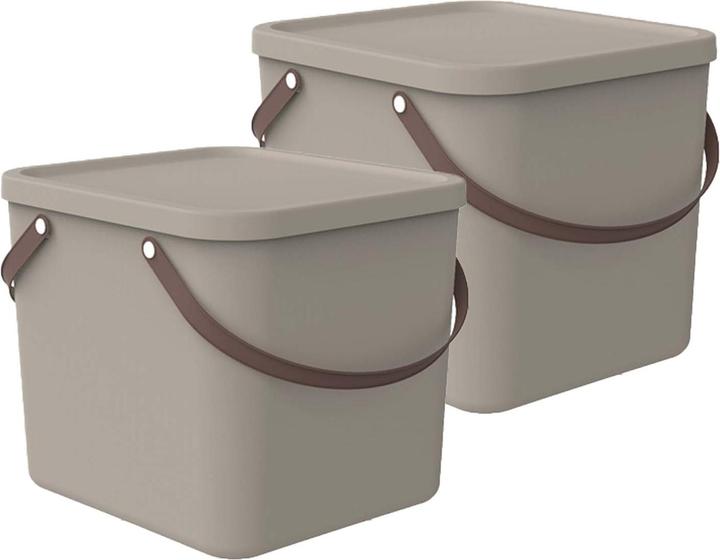 Produktbild Rotho Set Aufbewahrungssystem 2tlg. 40 l ALBULA (35.80 cm, 40 l, 1x)