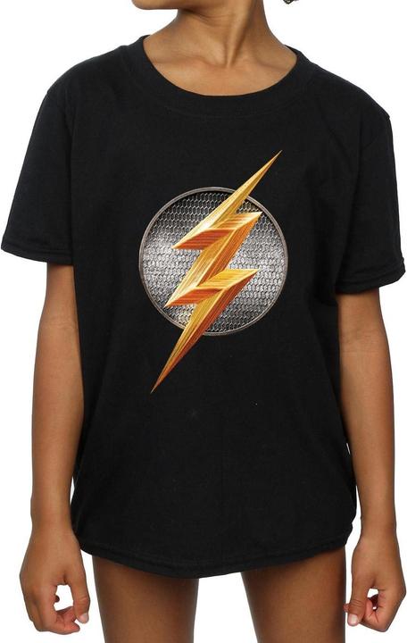 Produktbild Justice League Movie Flash Emblem TShirt Mädchen (128)