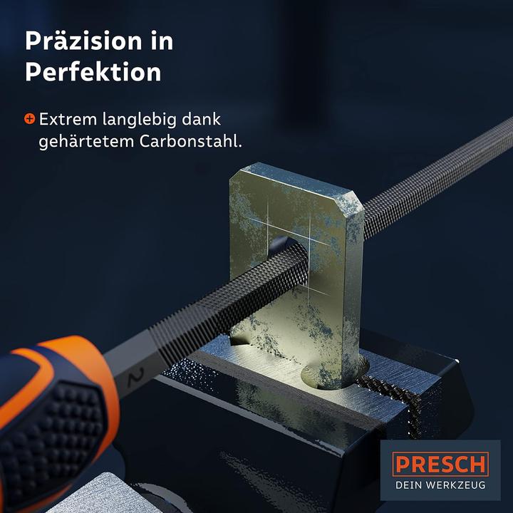 Actual product image Presch 6-teiliges Feilenset mit Hiebnummer 2 (Cut 2)