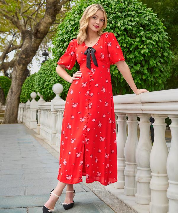 Immagine prodotto Joe Browns Puff Sleeve Floral Maxi Dress (46)