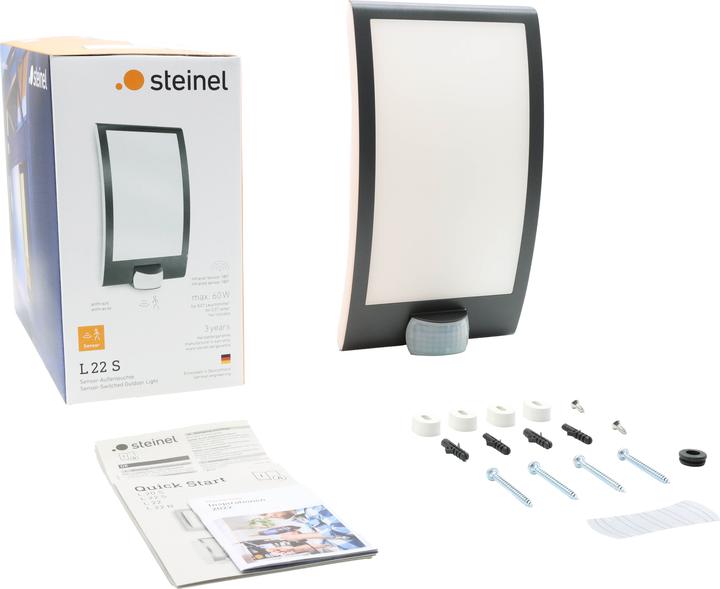Actual product image Steinel Sensor lamp L 22 S (0 lm, E27, IP44)