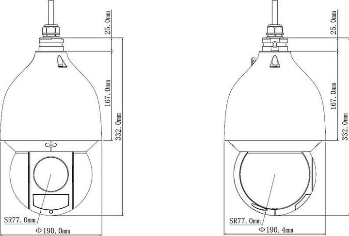 Produktbild Dahua SD5A232GB-HNR IP-Kamera 1080p T/N IR PoE+ (1920 x 1080 Pixels)