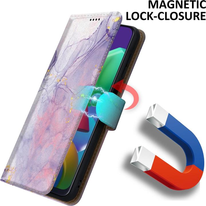 Actual product image Cadorabo Book Cover with Print for Samsung Galaxy M31 (Samsung Galaxy M31)