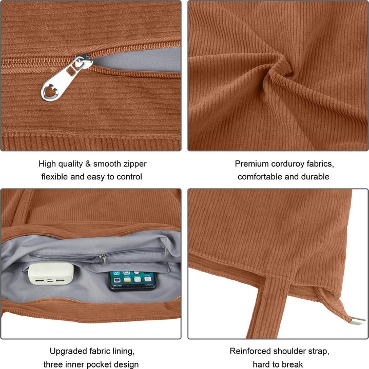 Produktbild Only-Bags.Store Tasche Umhängetasche mit Reissverschluss, grosse Shopper Tasche Umhängetaschen Tragetasche