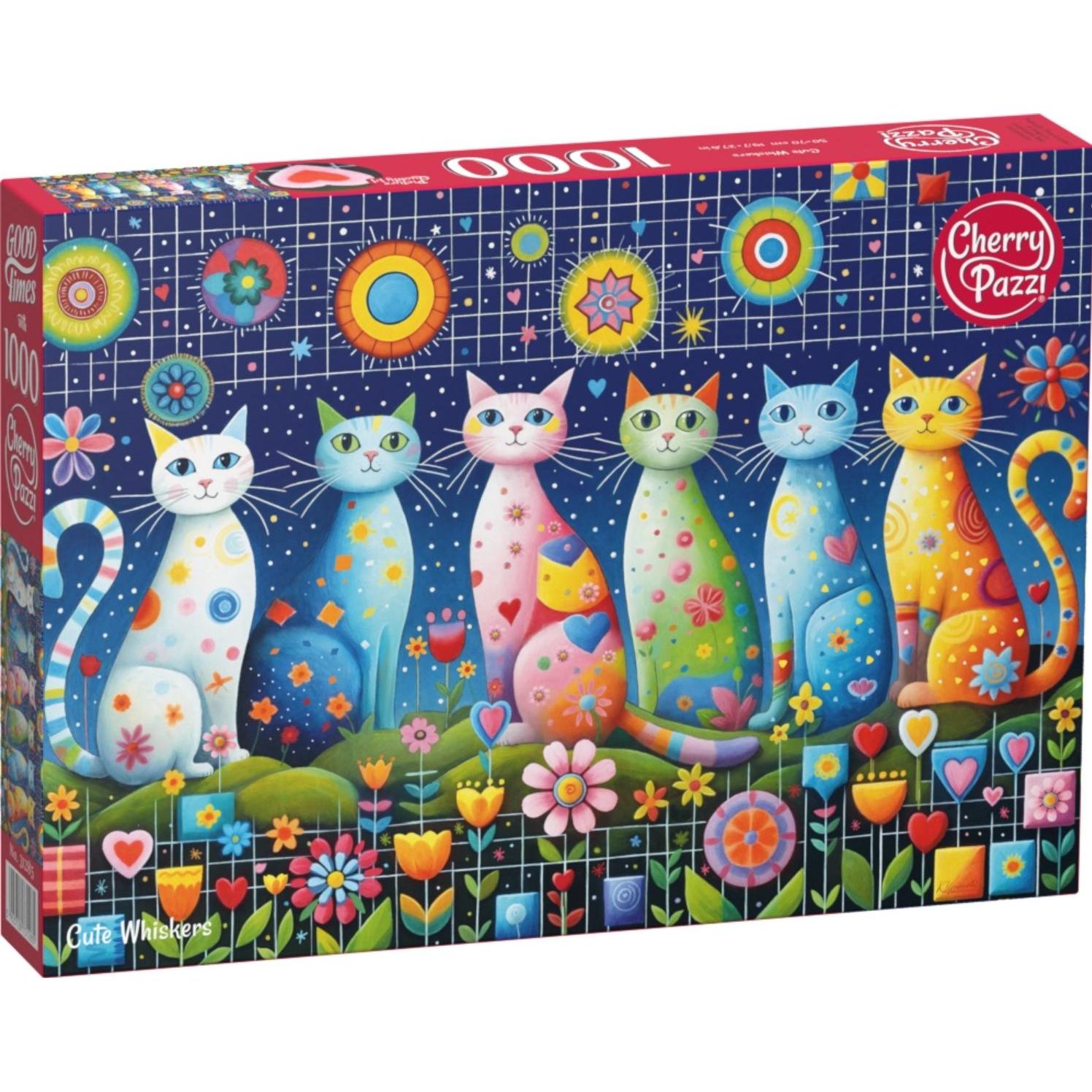 Cherry Pazzi Puzzle Süsse Katzen 1000 Puppen (1000 pezzi)