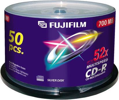 Produktbild Fujifilm CD-R, 700MB, 52x, Spindel (50 x)
