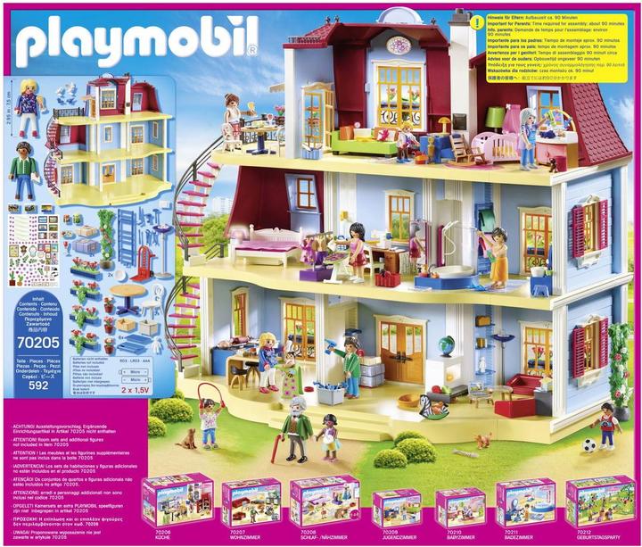 Actual product image Playmobil Large Dollhouse (70205, Playmobil Dollhouse)