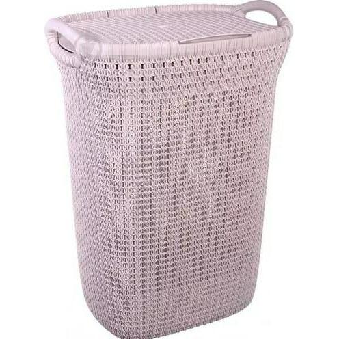 Curver, Portabiancheria, Kosz Na Bieliznę Knit 57l /Szarobłękitny (57 l)