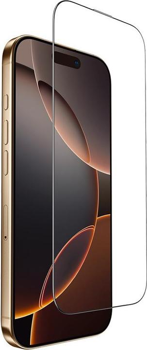 Joyroom JR-MQS0608 Tempered Glass Screen Protector (2.5D Full Screen with Black Edge) for iP 17 Pro Max (1 pcs., Apple iPhone 17 Pro Max)