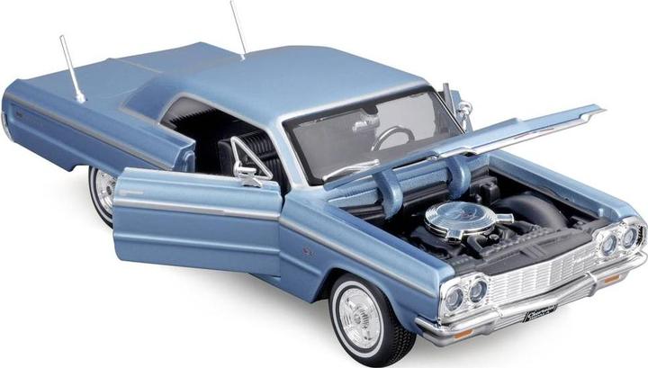 Produktbild Maisto Chevrolet Impala 1964 1/24 blau