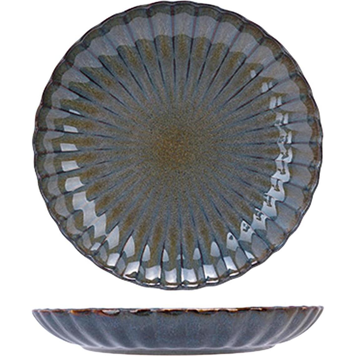 4x Cosy&Trendy Speiseteller Astera Ocean 27,4, Teller, Grau