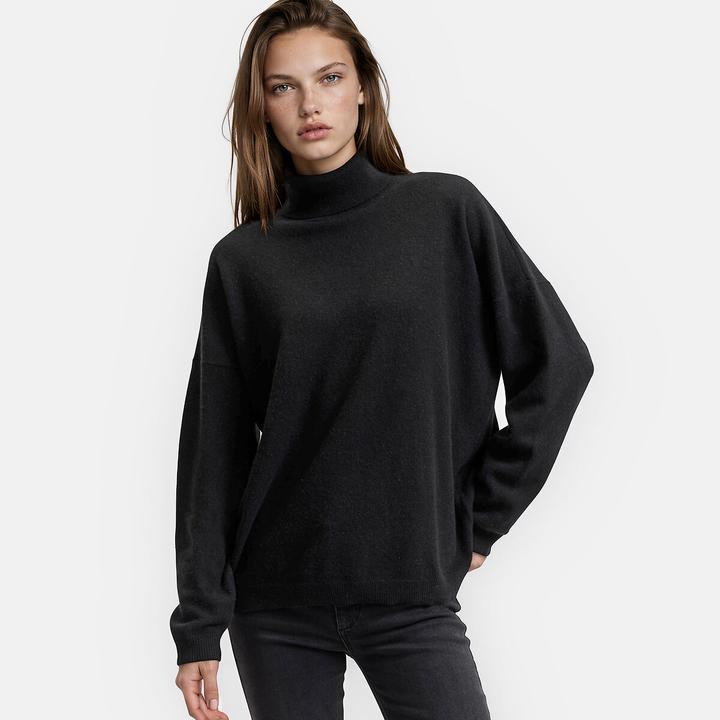 Produktbild La Redoute Collections Pullover mit Rollkragen aus feinem Kaschmir-Strick (XS)