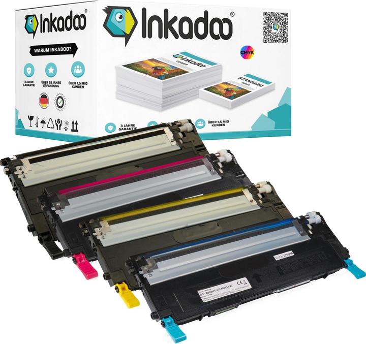 Produktbild Inkadoo Kompatibel Toner für Samsung CLP-310 N (M, C, Y, BK)