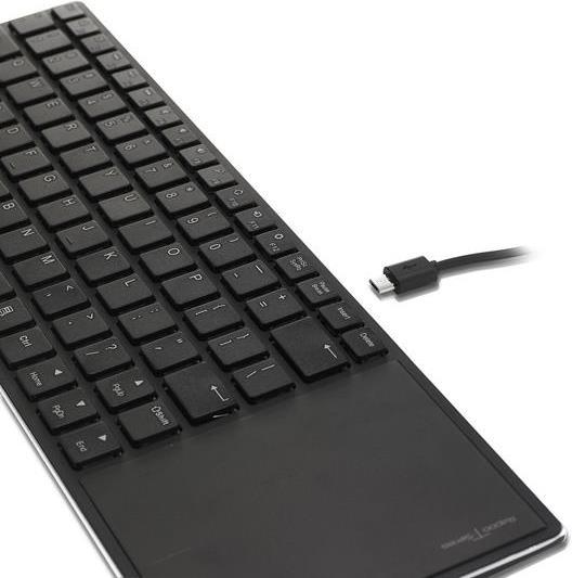 Produktbild Rapoo Wireless Keyboard mit Touchpad E2800 (Schweiz, Kabellos)