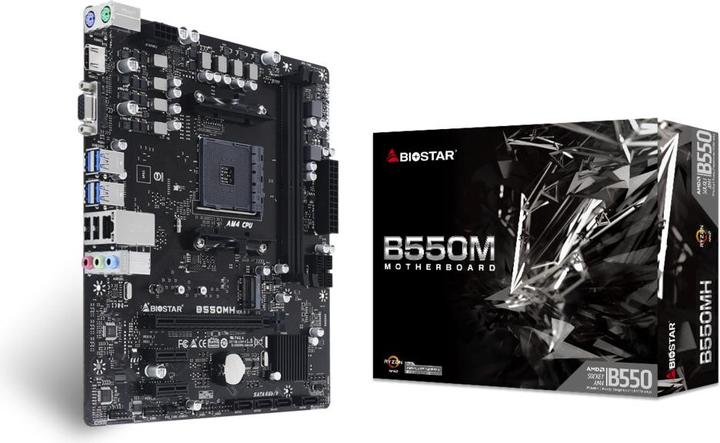 Actual product image Biostar B550MH (AM4, AMD B550, mATX)