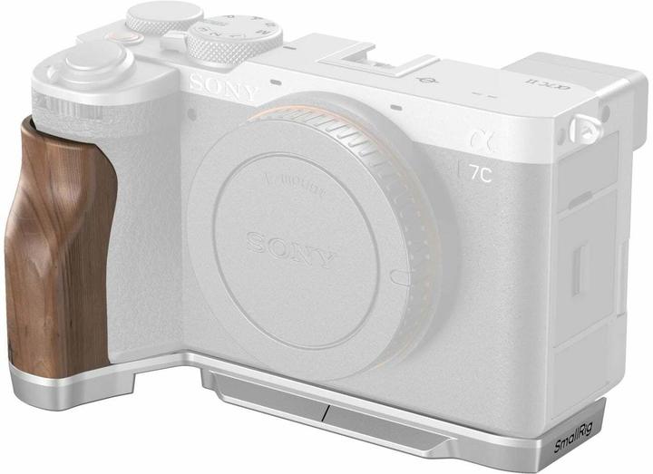 Produktbild SmallRig L-Shape Mount Plate with Wooden Handle (Diverses Video Zubehör, Griff)