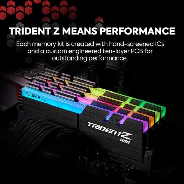 Actual product image G.Skill Trident Z RGB (2 x 16GB, 3600 MHz, DDR4-RAM, DIMM)