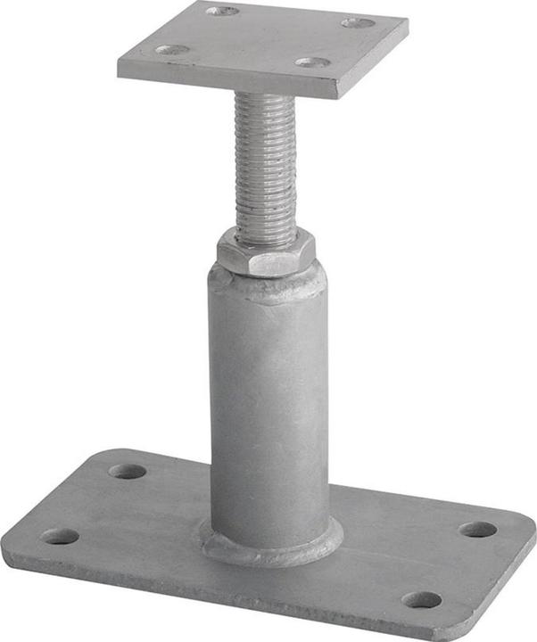 Productafbeelding Magni GH Bouwbeslag Kolomvoet type P in hoogte verstelbaar 80x80x8,0mm (Steunvoet)